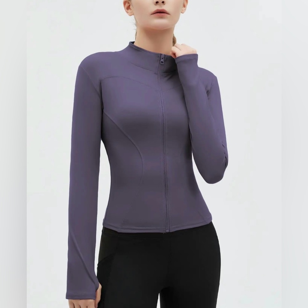 Athletics for All; Zip Up Jacket; Purple; Med. (Fits like a small) NWOT